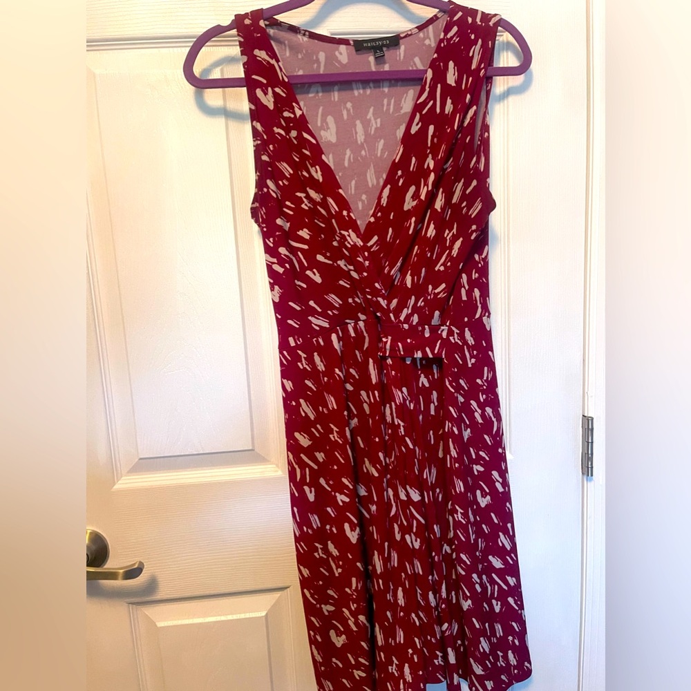 Cute maroon business casual dress